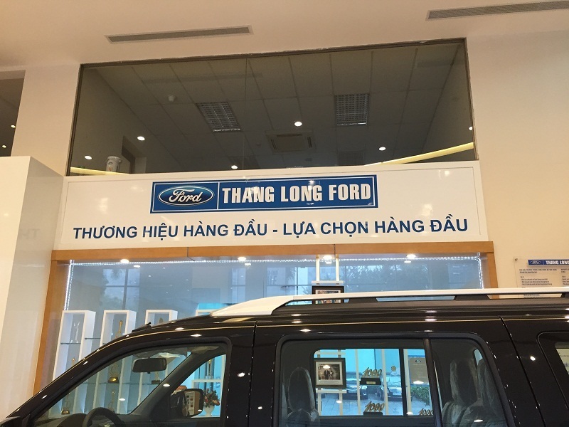 Lắp đặt máy chấm công Ronald Jack X938C tại Showroom Thăng Long Ford