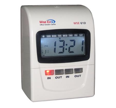 WSE-61D: Máy chấm công thẻ giấy phù hợp cho văn phòng