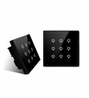 Công tắc cảm ứng CINO 9đèn - RF-LB9